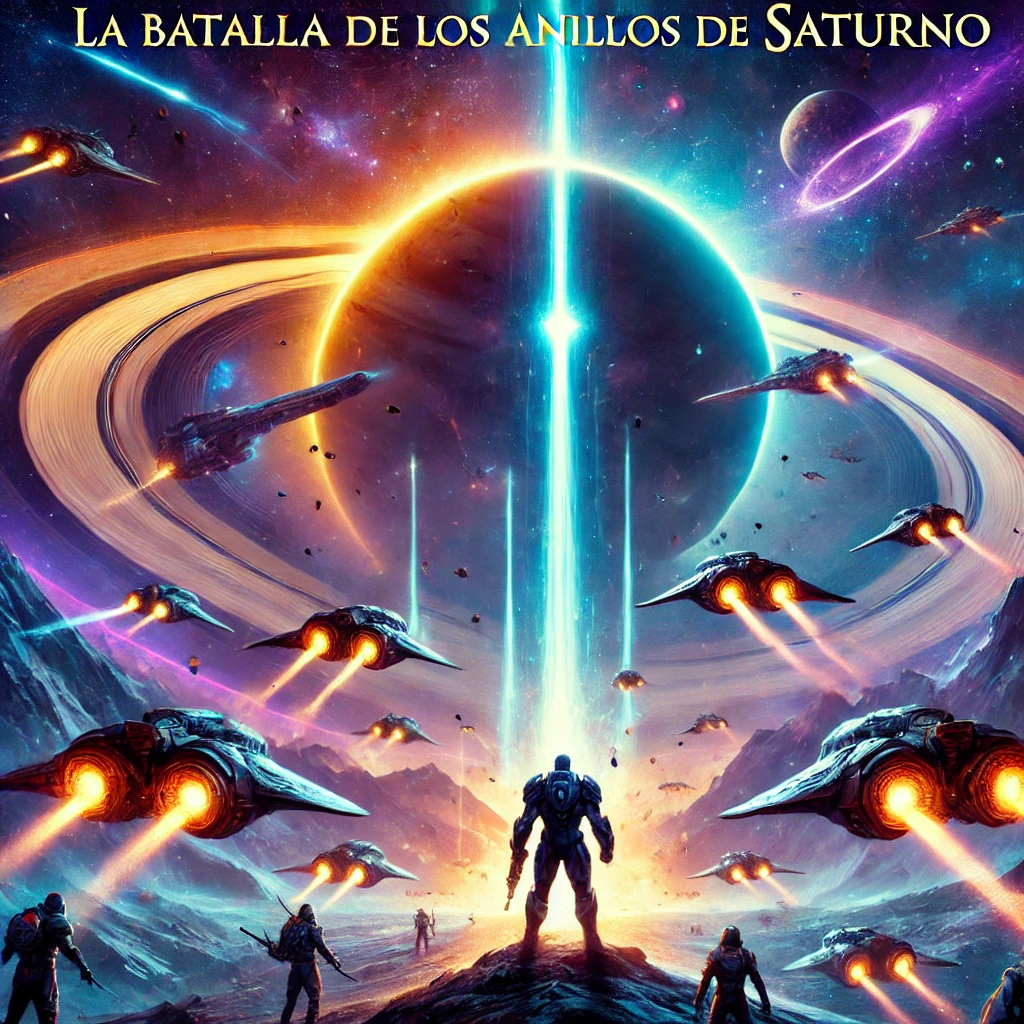 Portada de La Batalla de los Anillos de Saturno